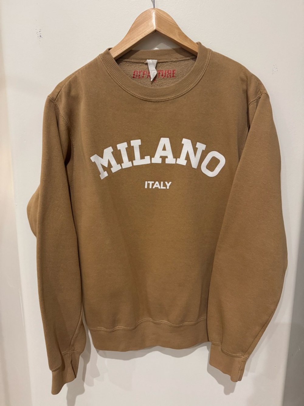 Milano Italy Crewneck Sweatshirt - Brown